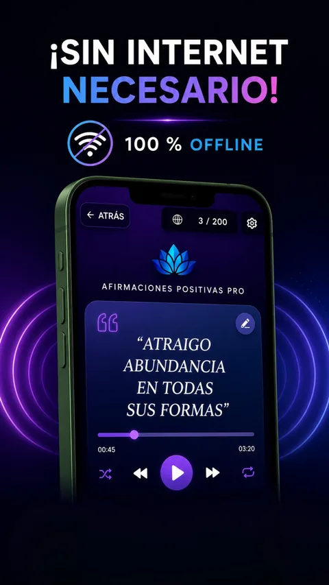Reproductor de afirmaciones, 100 % offline