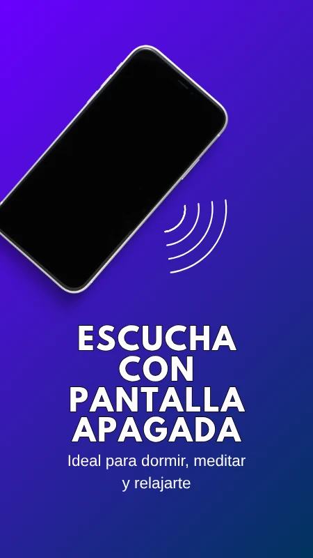 Escucha con la pantalla apagada: ideal para dormir, meditar y relajarte